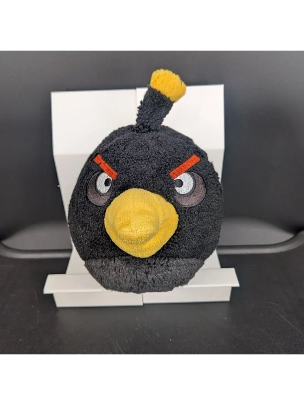 Angry Birds Black Bomb Plush Round Commonwealth 2010 Stuffed Animal Character 5